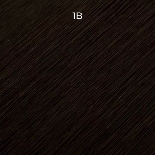 Weft #1B Negro Natural Hair Extensions - 22”