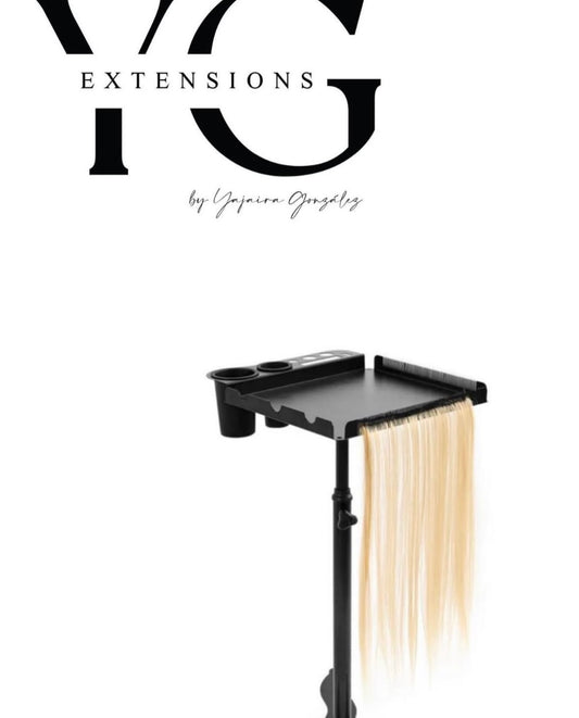 Rolling Cart For Hair Extension Holder