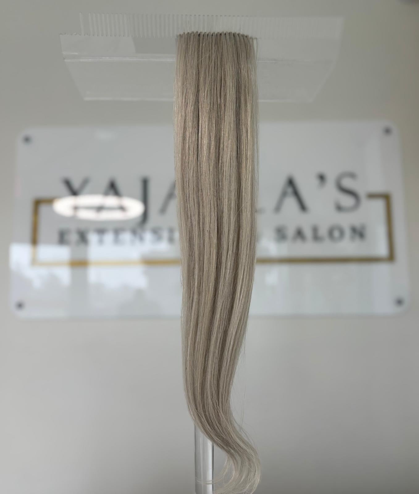 Keratin #60 Ash Hair Extensions - 22”